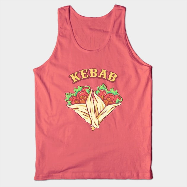 kebab Tank Top by donipacoceng